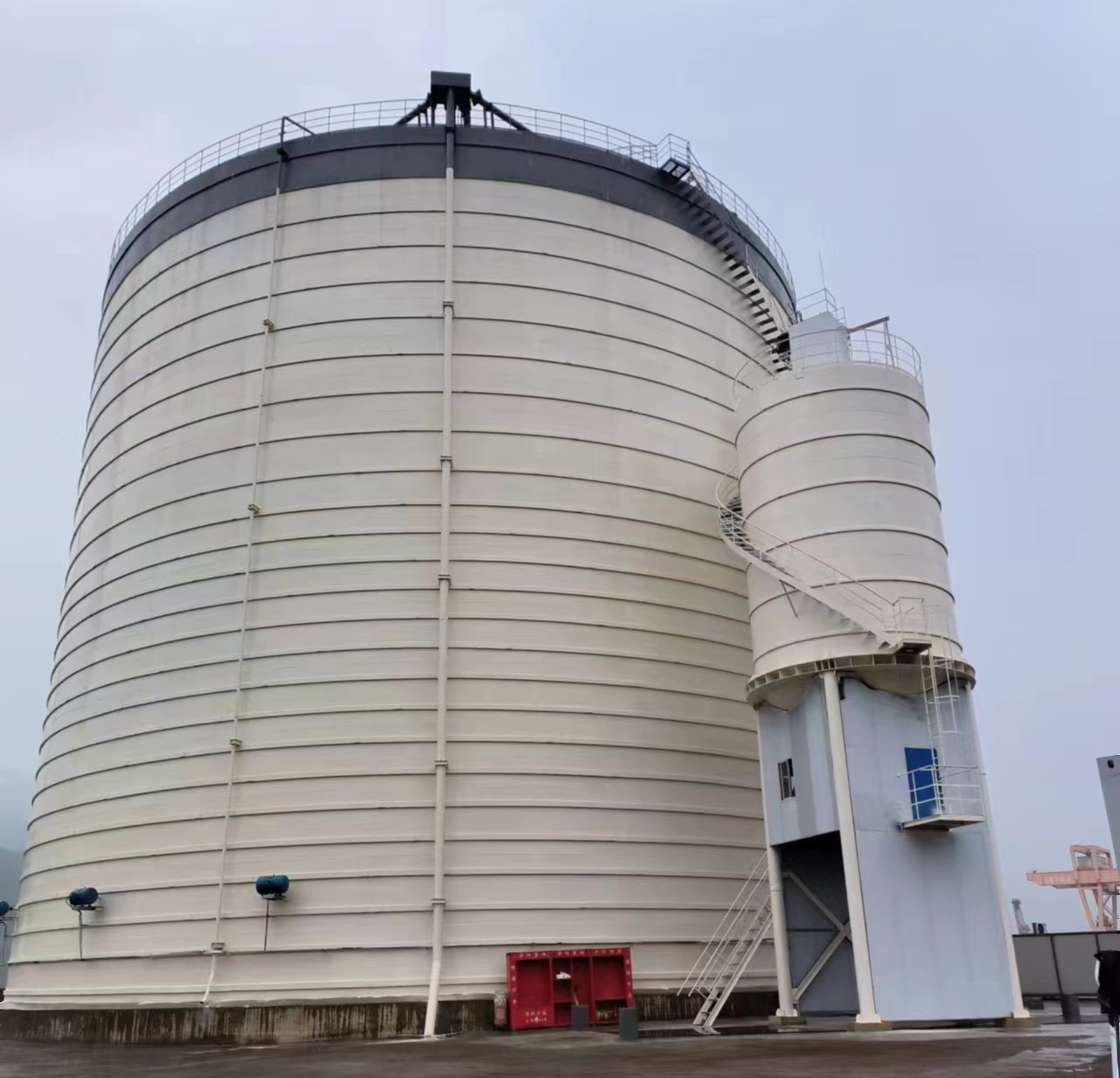 龙泉10万吨水泥钢板库