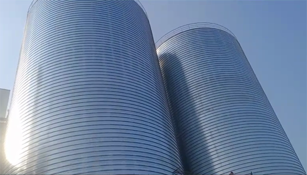 龙泉2座混凝土高架卷板仓